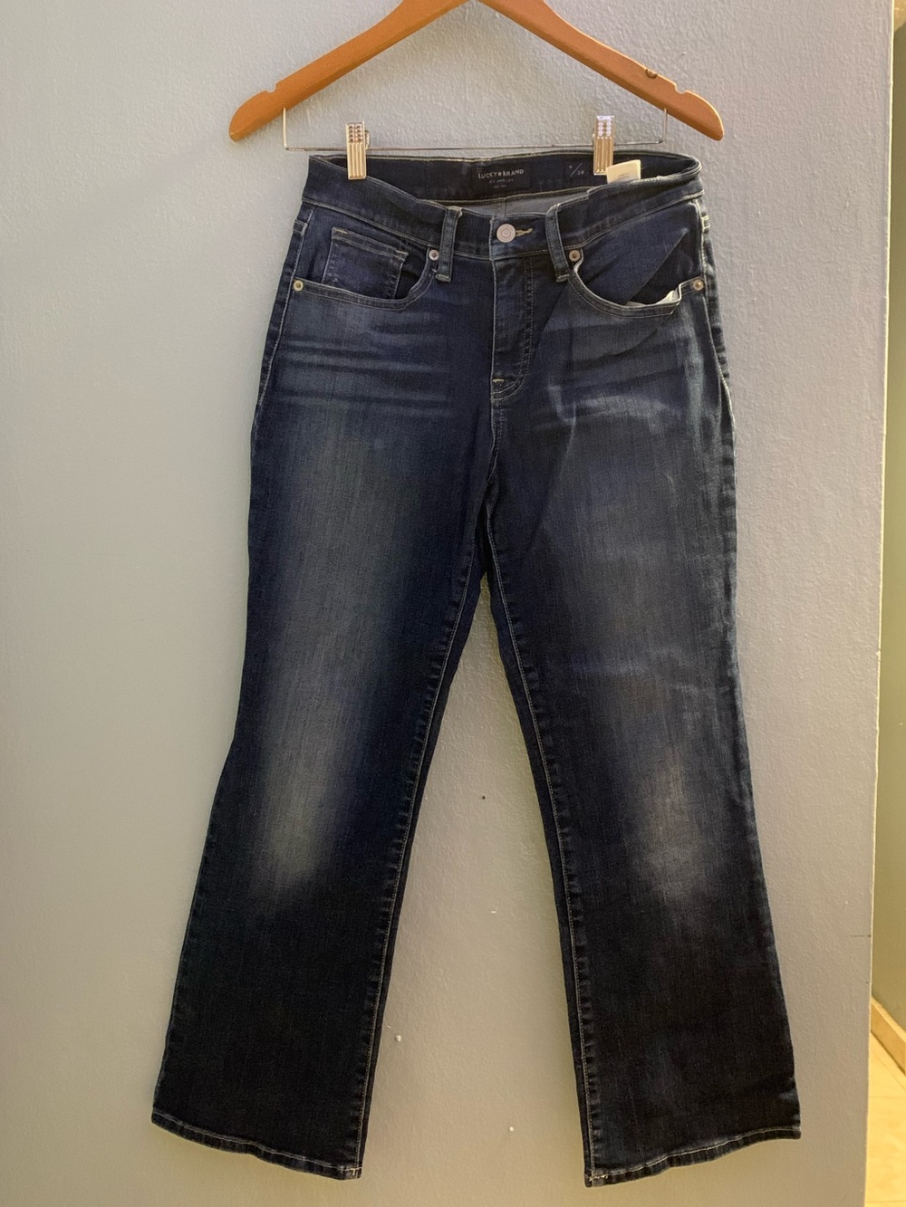 Lucky Brand Mid Rise Crop Mini Bootcut Jeans